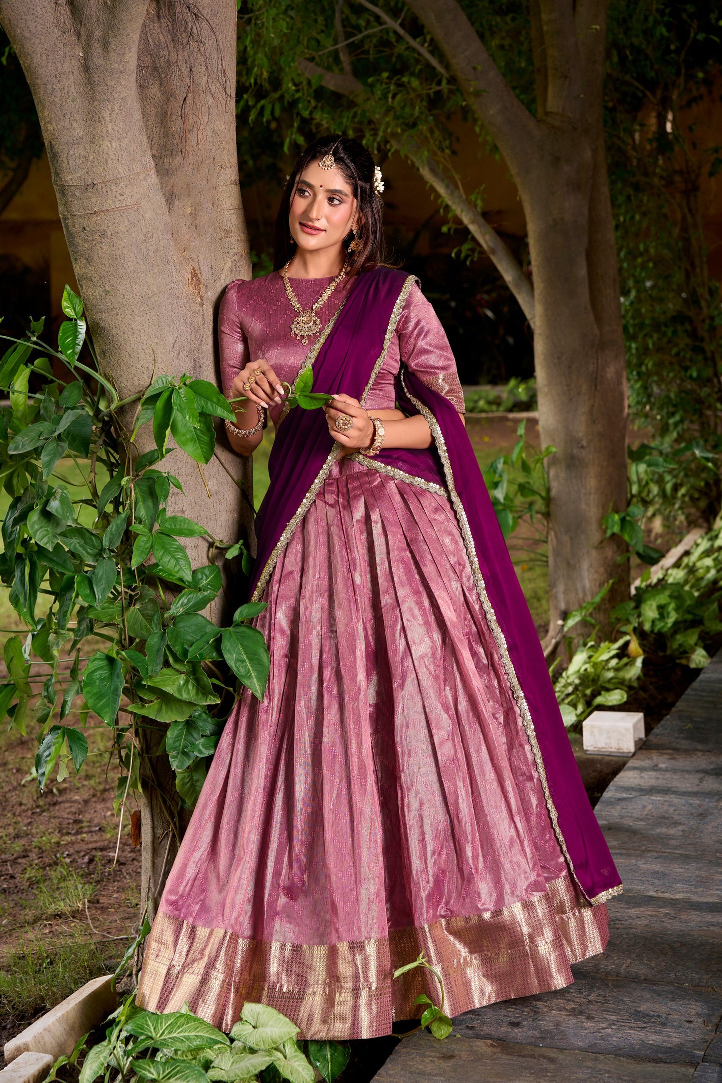 South Indian Style Lehenga