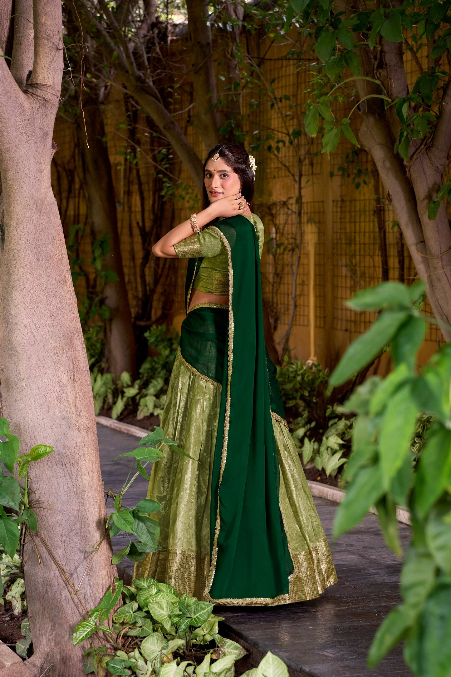 South Indian Style Lehenga