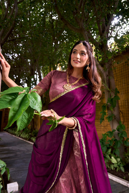 South Indian Style Lehenga