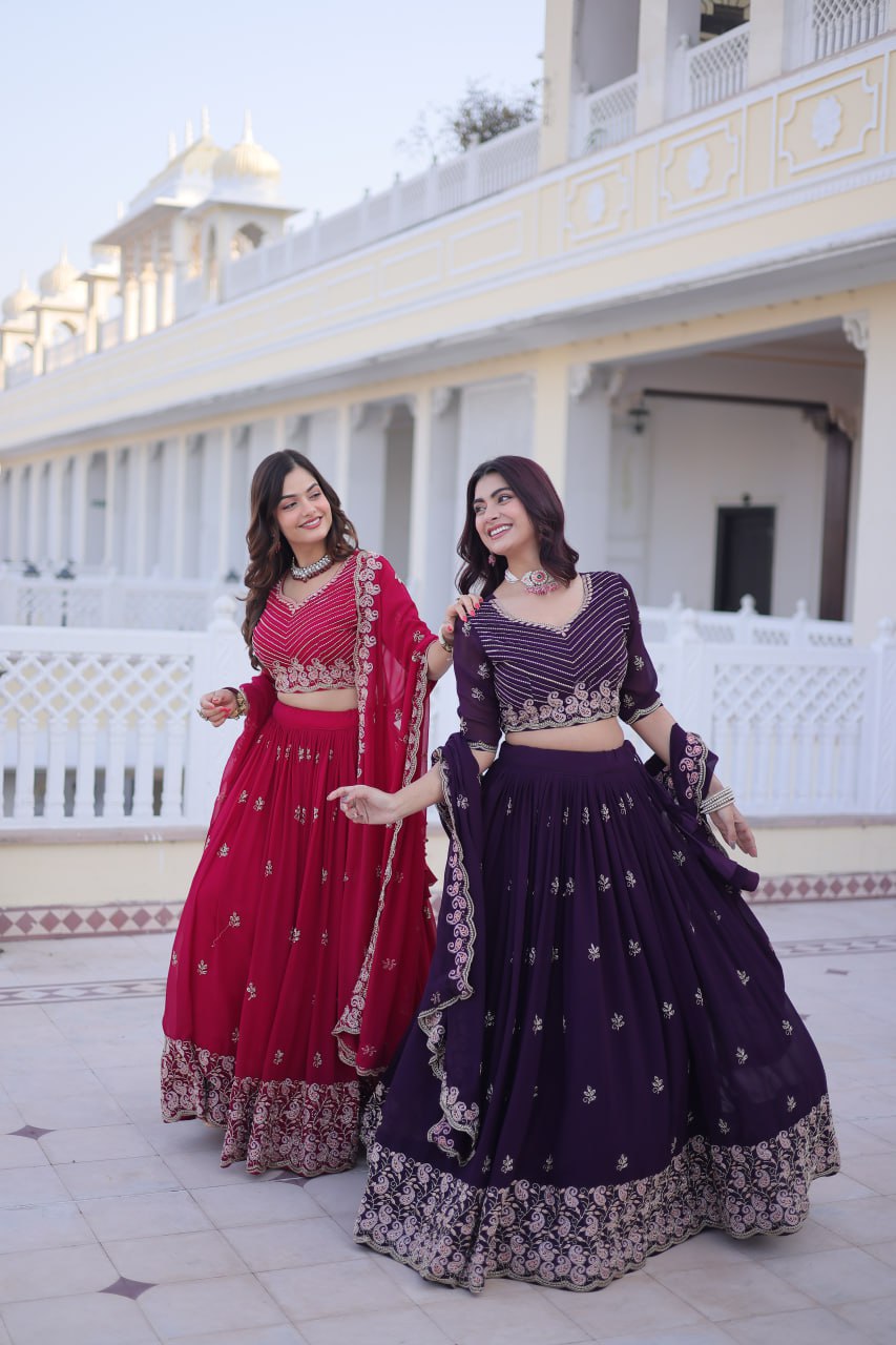 Fox Blooming Wedding Lehenga