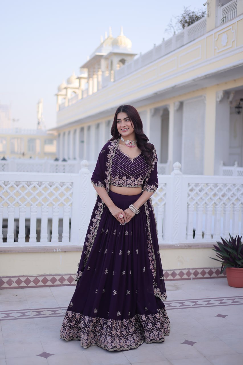 Fox Blooming Wedding Lehenga