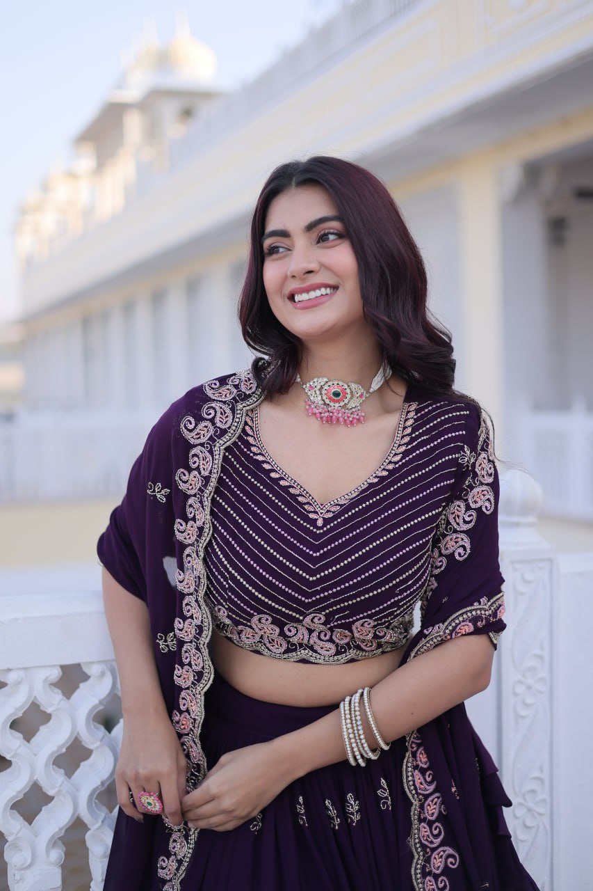 Fox Blooming Wedding Lehenga