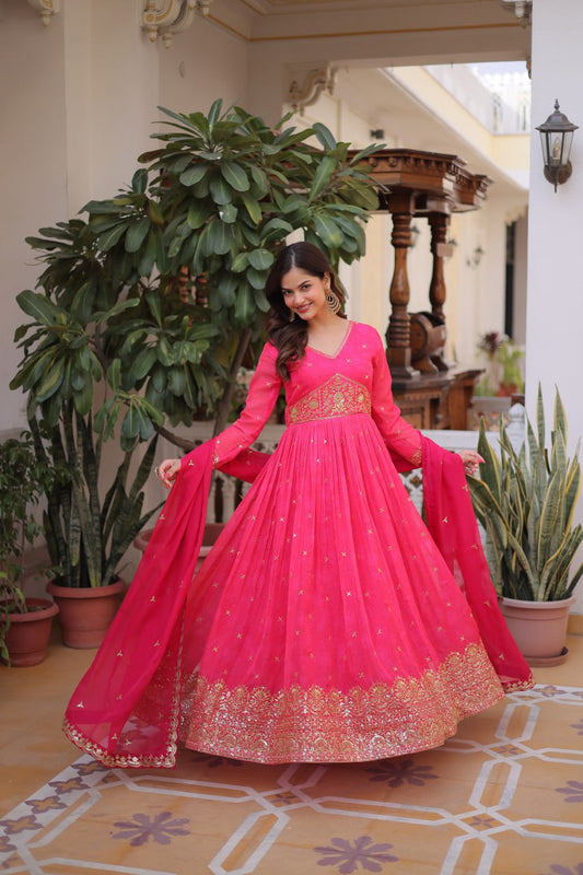GOWN WITH DUPATTA SET