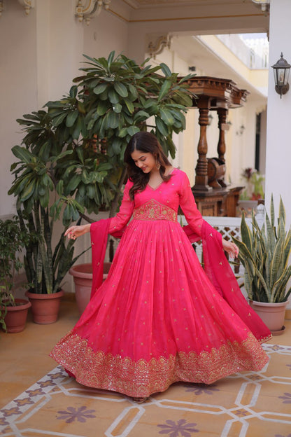 GOWN WITH DUPATTA SET