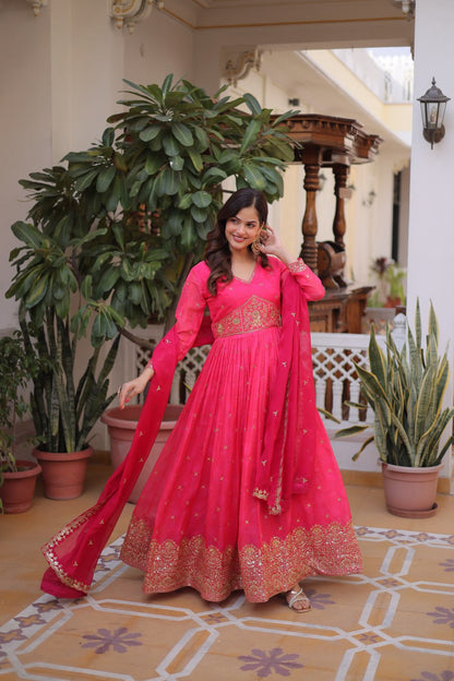 GOWN WITH DUPATTA SET