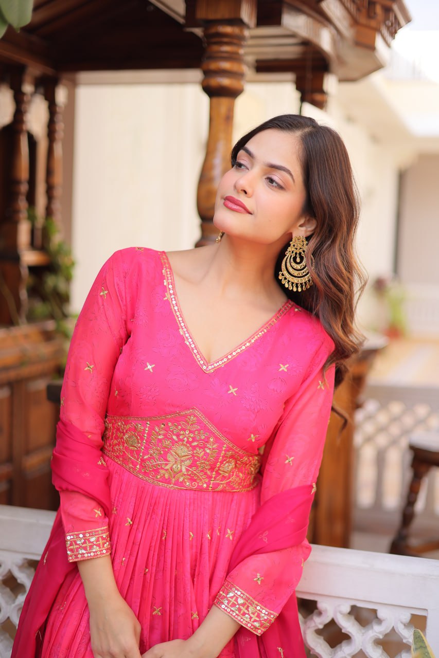 GOWN WITH DUPATTA SET