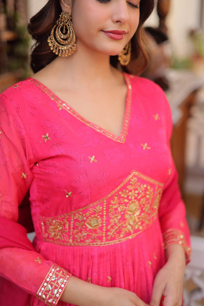 GOWN WITH DUPATTA SET