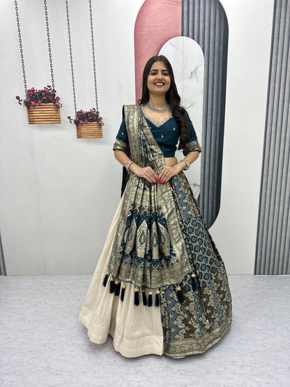 Trending Saree Blouse Lehenga Set