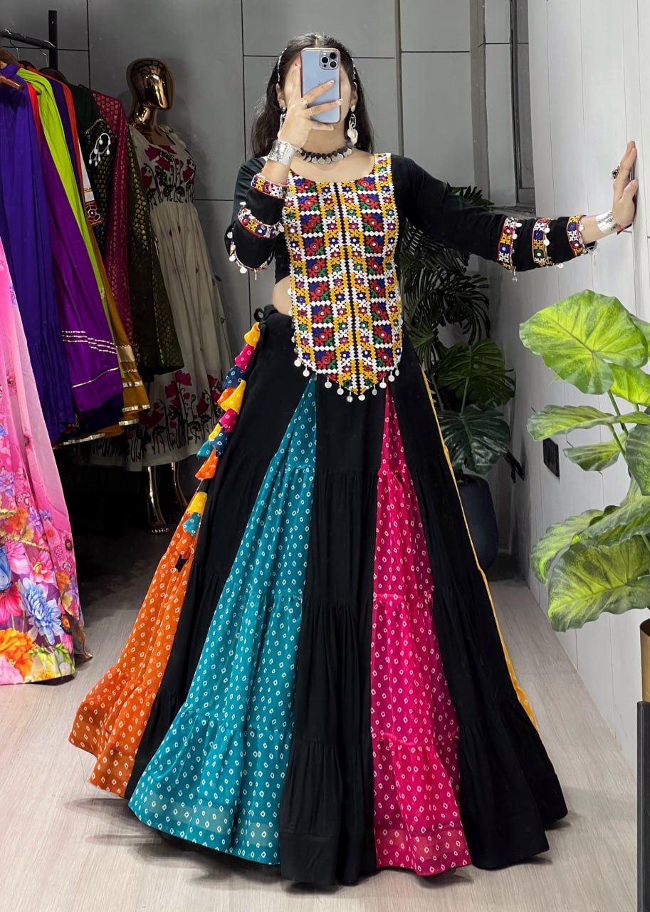 Ethnic Women Lehenga With Traditional Top | Navratri
