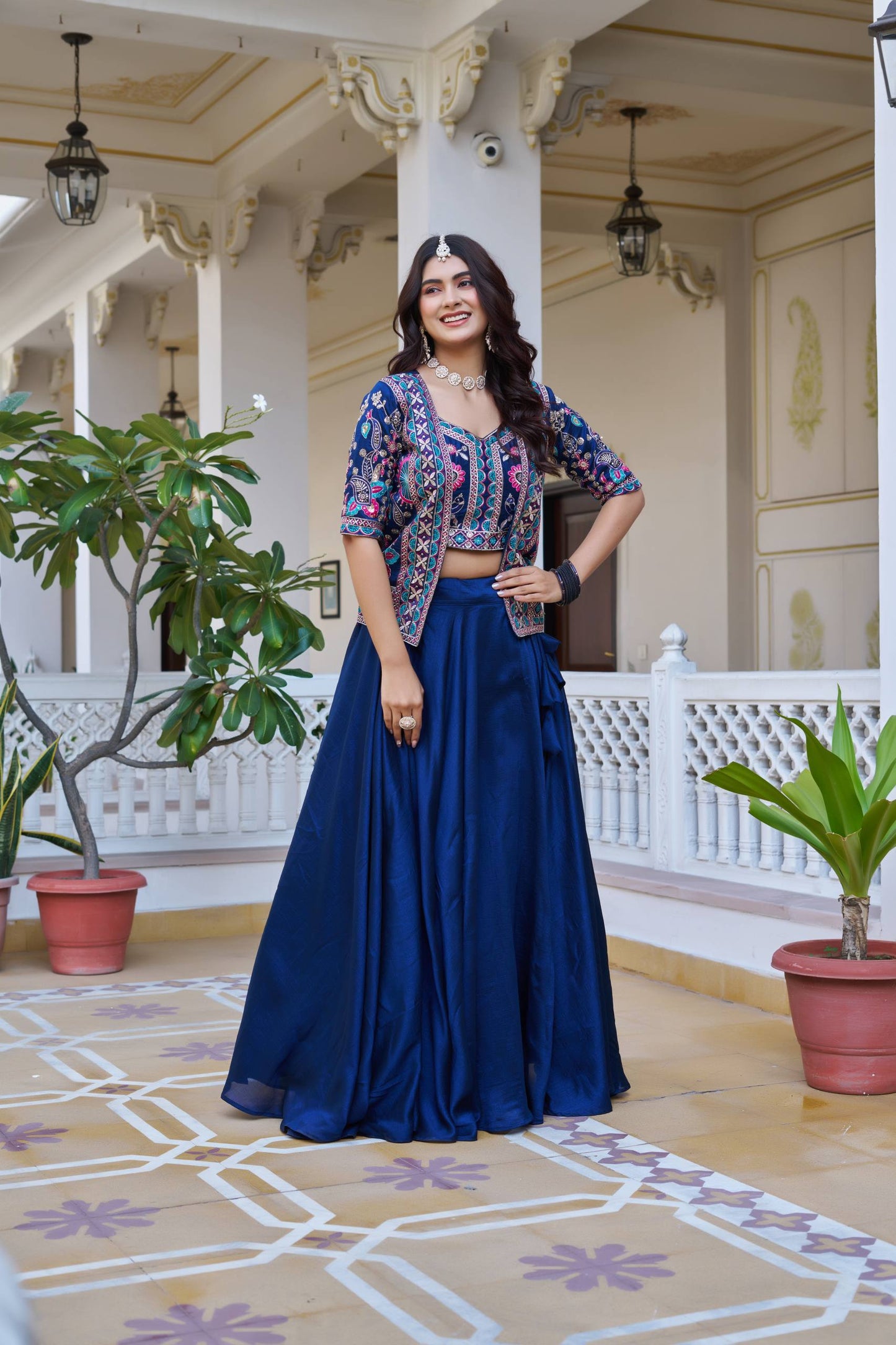 Indo Western Style Three Piece Set