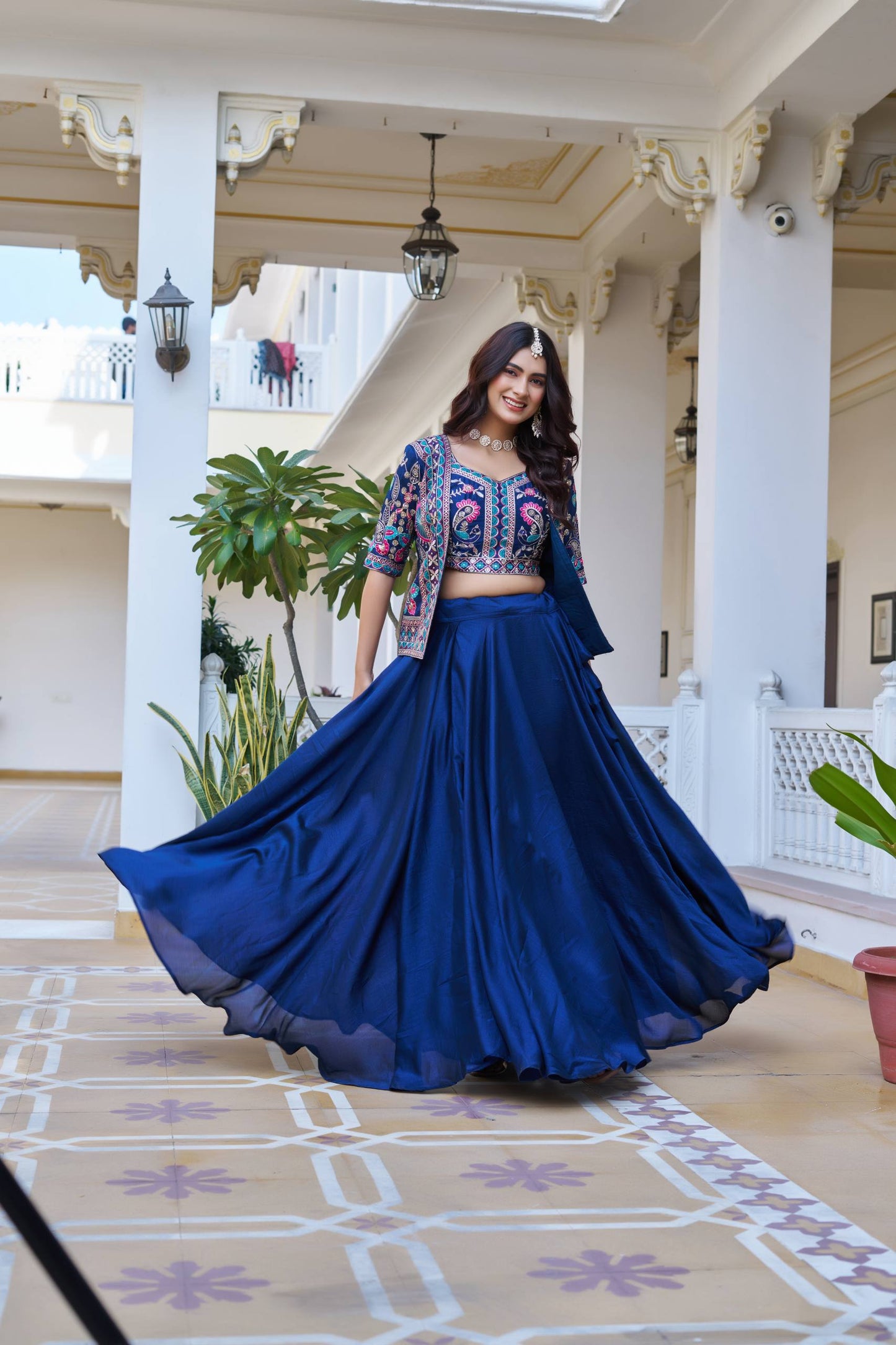 Indo Western Style Three Piece Set