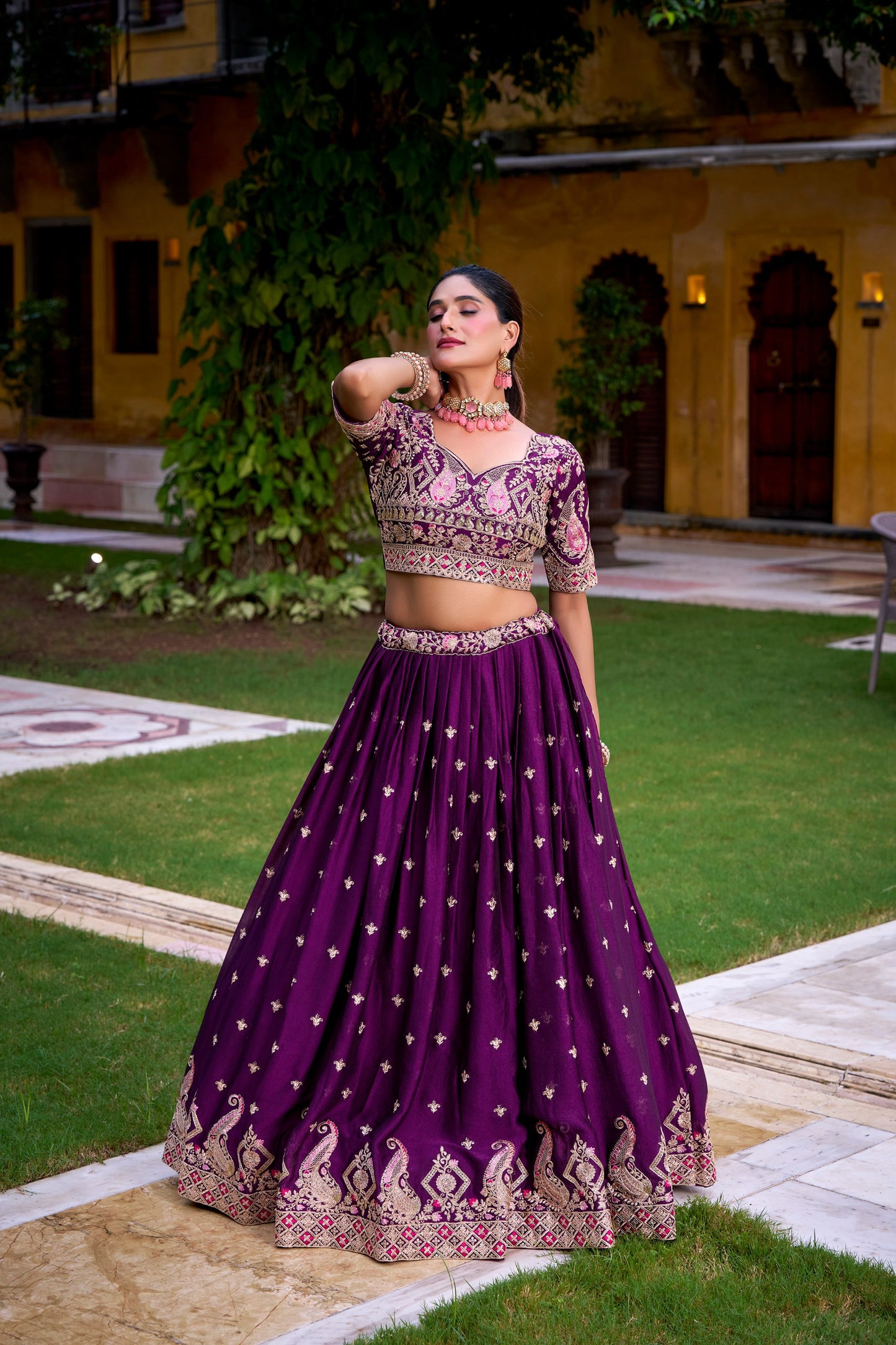 Rangoli Crush lehenga choli defines elegance