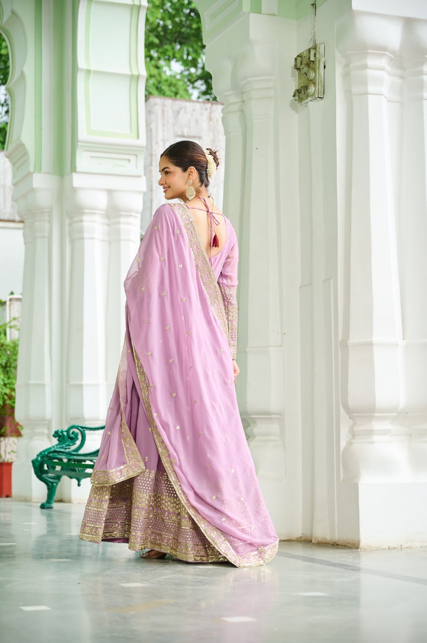Unique Dusty Coloured Gown