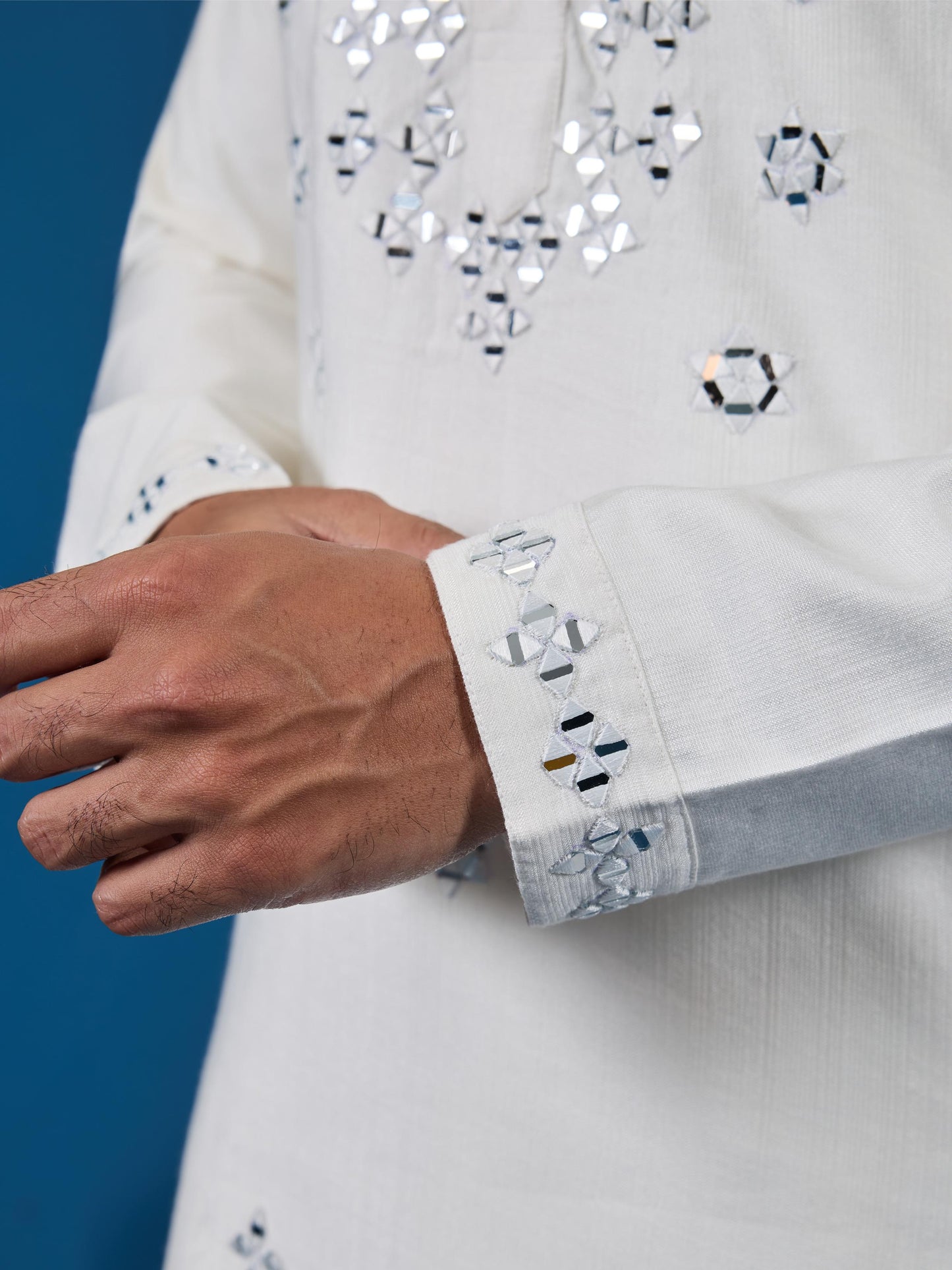 New Exclusive Festival Real Mirror Work Mens Wear Kurta Bottom Collection