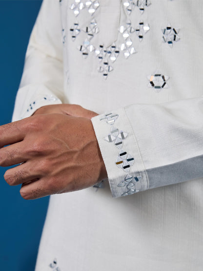 New Exclusive Festival Real Mirror Work Mens Wear Kurta Bottom Collection