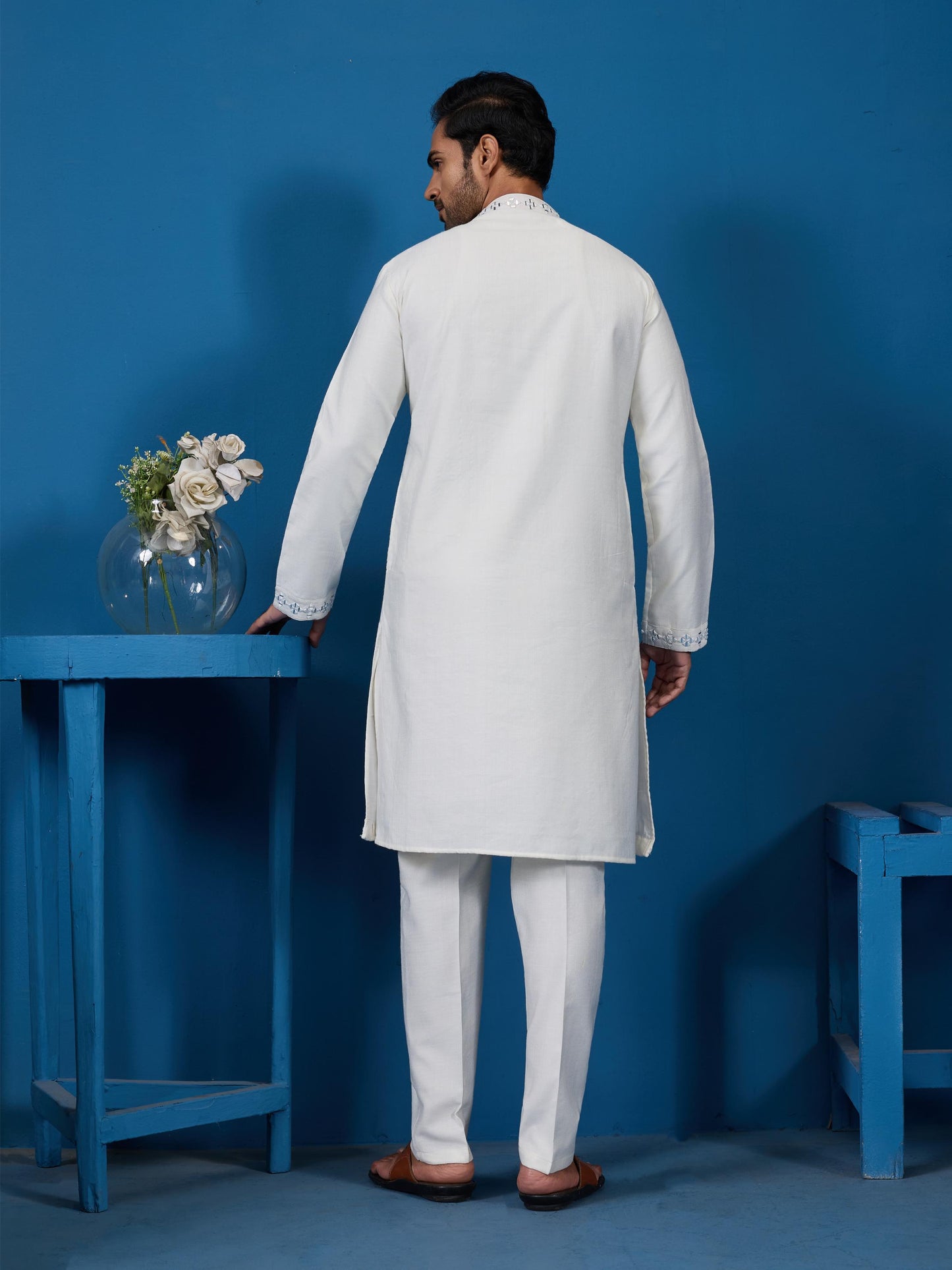 New Exclusive Festival Real Mirror Work Mens Wear Kurta Bottom Collection