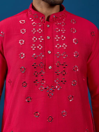 New Exclusive Festival Real Mirror Work Mens Wear Kurta Bottom Collection