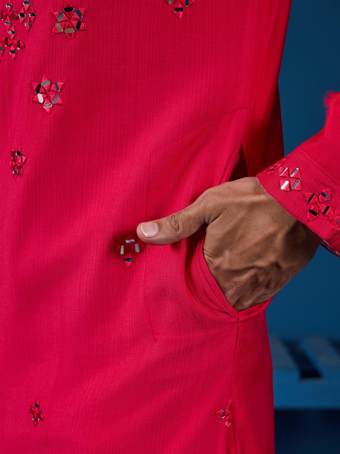 New Exclusive Festival Real Mirror Work Mens Wear Kurta Bottom Collection