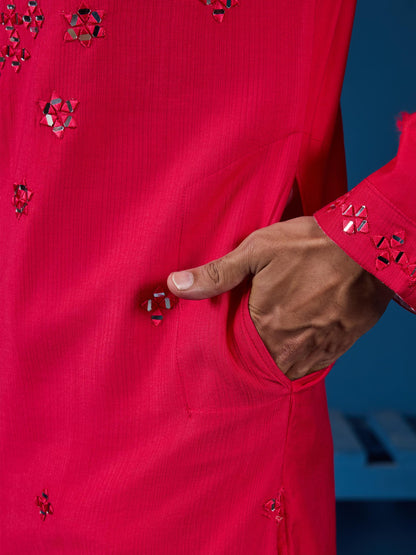 New Exclusive Festival Real Mirror Work Mens Wear Kurta Bottom Collection