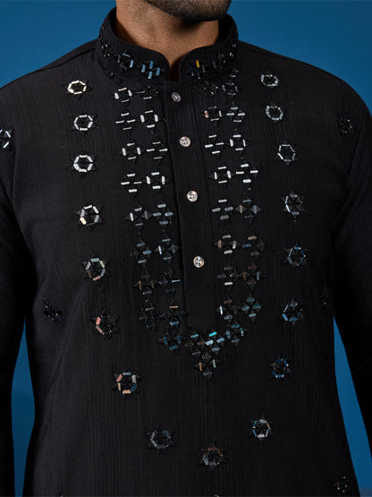New Exclusive Festival Real Mirror Work Mens Wear Kurta Bottom Collection