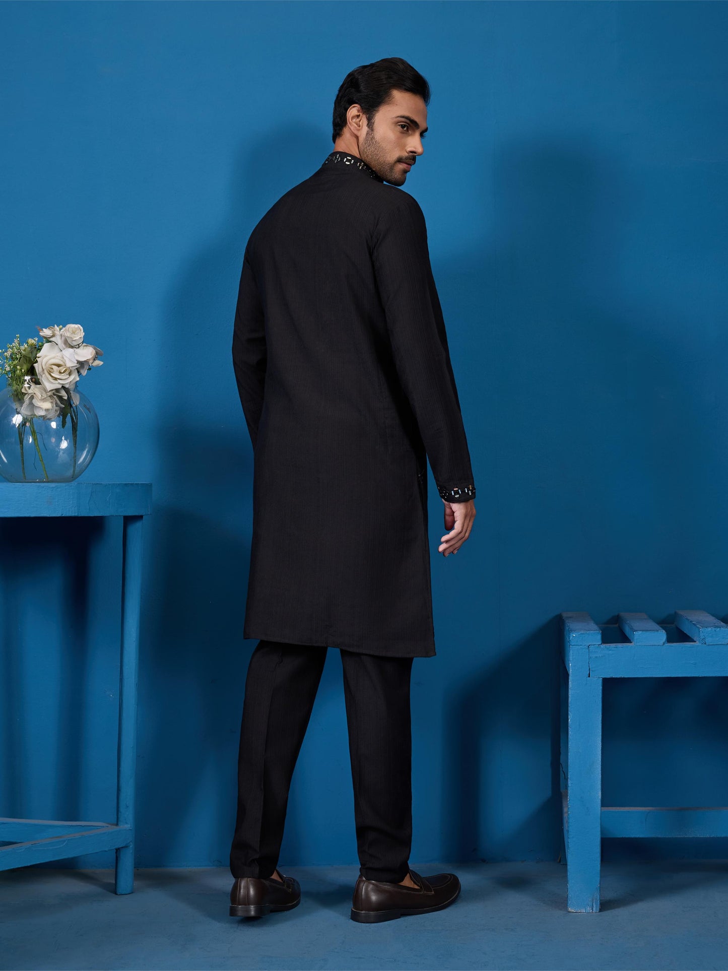 New Exclusive Festival Real Mirror Work Mens Wear Kurta Bottom Collection