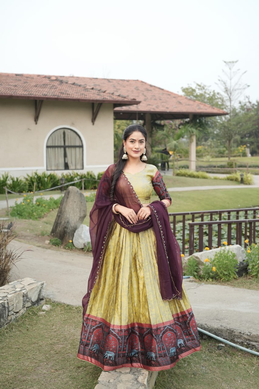 Silk Traditional Lehenga Choli