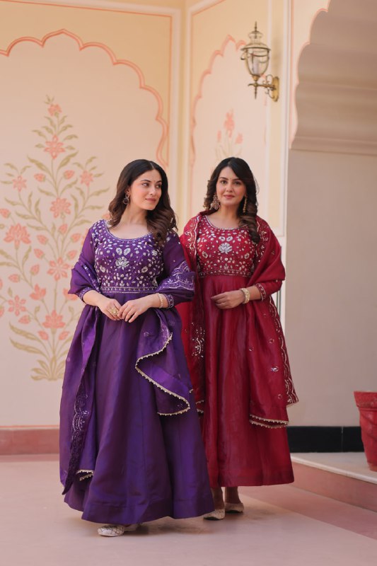 Wedding Special Gown with Dupatta