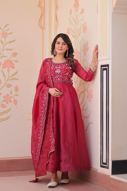 Wedding Special Gown with Dupatta