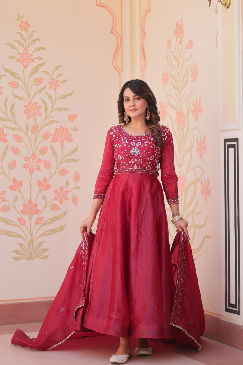 Wedding Special Gown with Dupatta