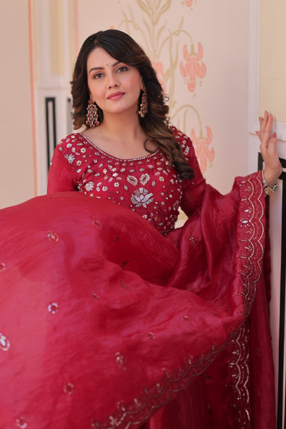 Wedding Special Gown with Dupatta