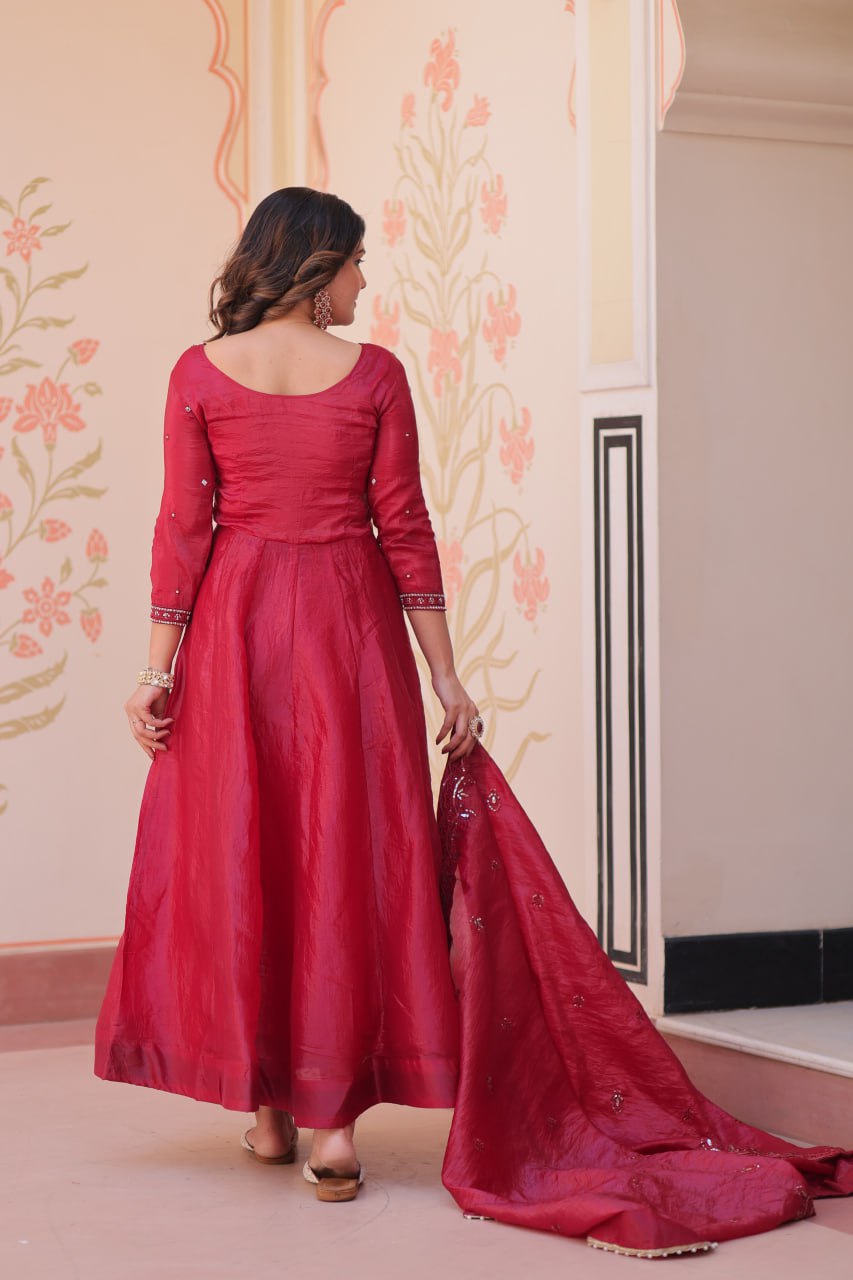 Wedding Special Gown with Dupatta