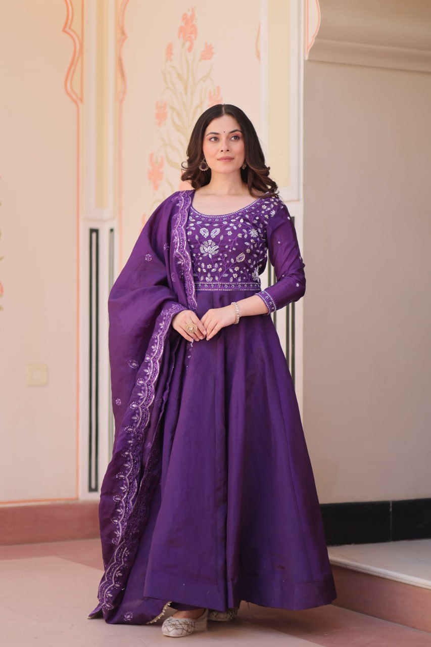 Wedding Special Gown with Dupatta