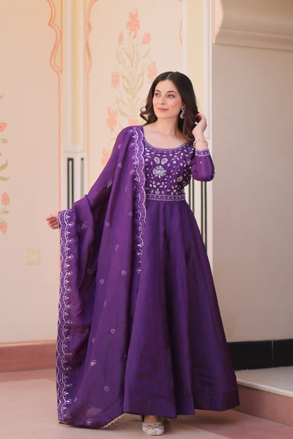 Wedding Special Gown with Dupatta