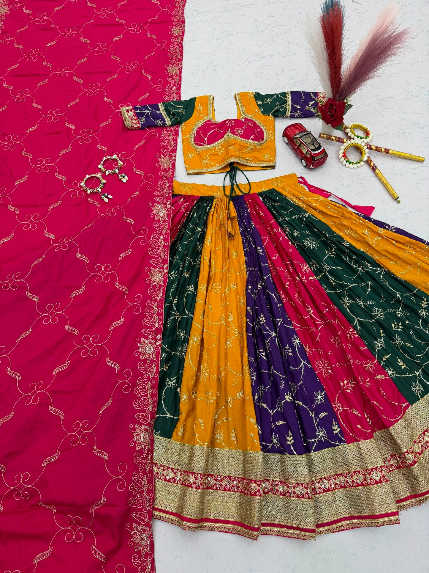 Navratri Special Vintage Chaniya Choli