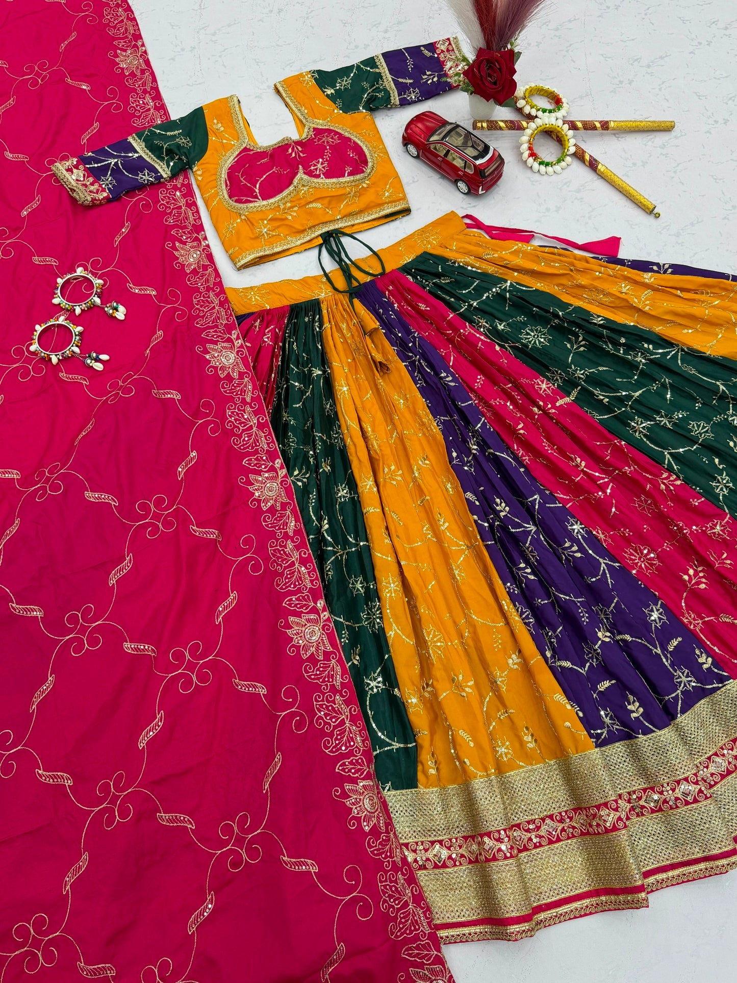 Navratri Special Vintage Chaniya Choli