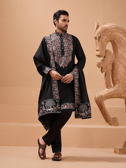 ROYAL LOOK -  Mens Wear Kurta with Dupatta Collection