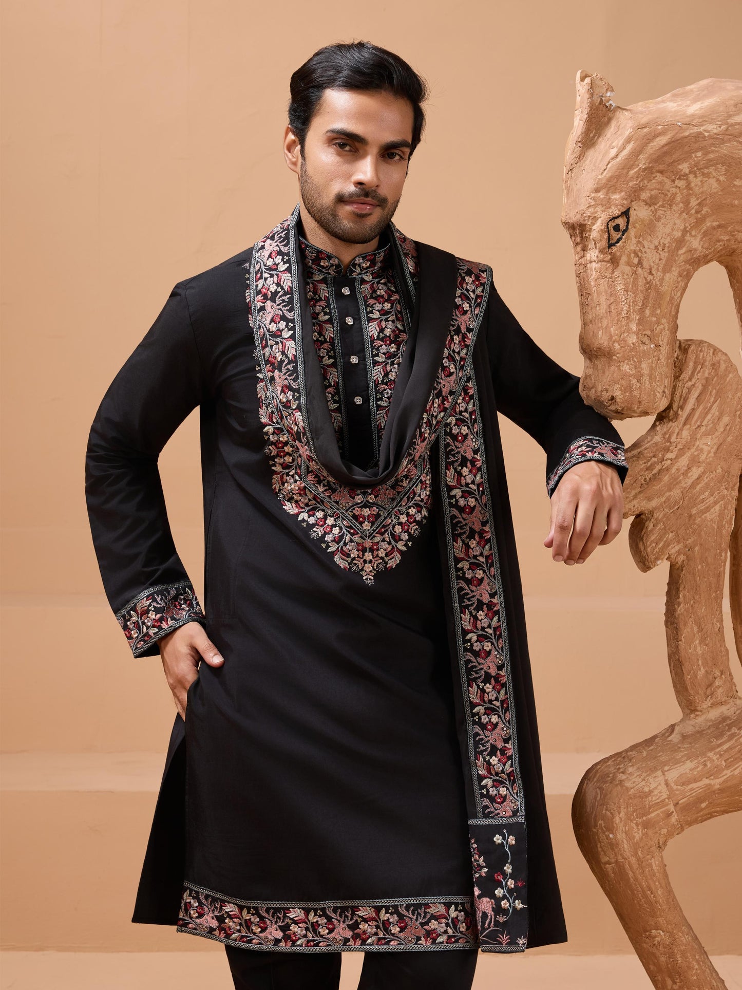 ROYAL LOOK -  Mens Wear Kurta with Dupatta Collection