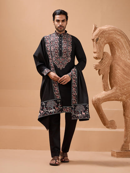 ROYAL LOOK -  Mens Wear Kurta with Dupatta Collection