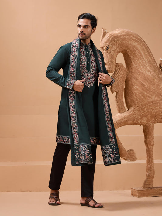 ROYAL LOOK -  Mens Wear Kurta with Dupatta Collection