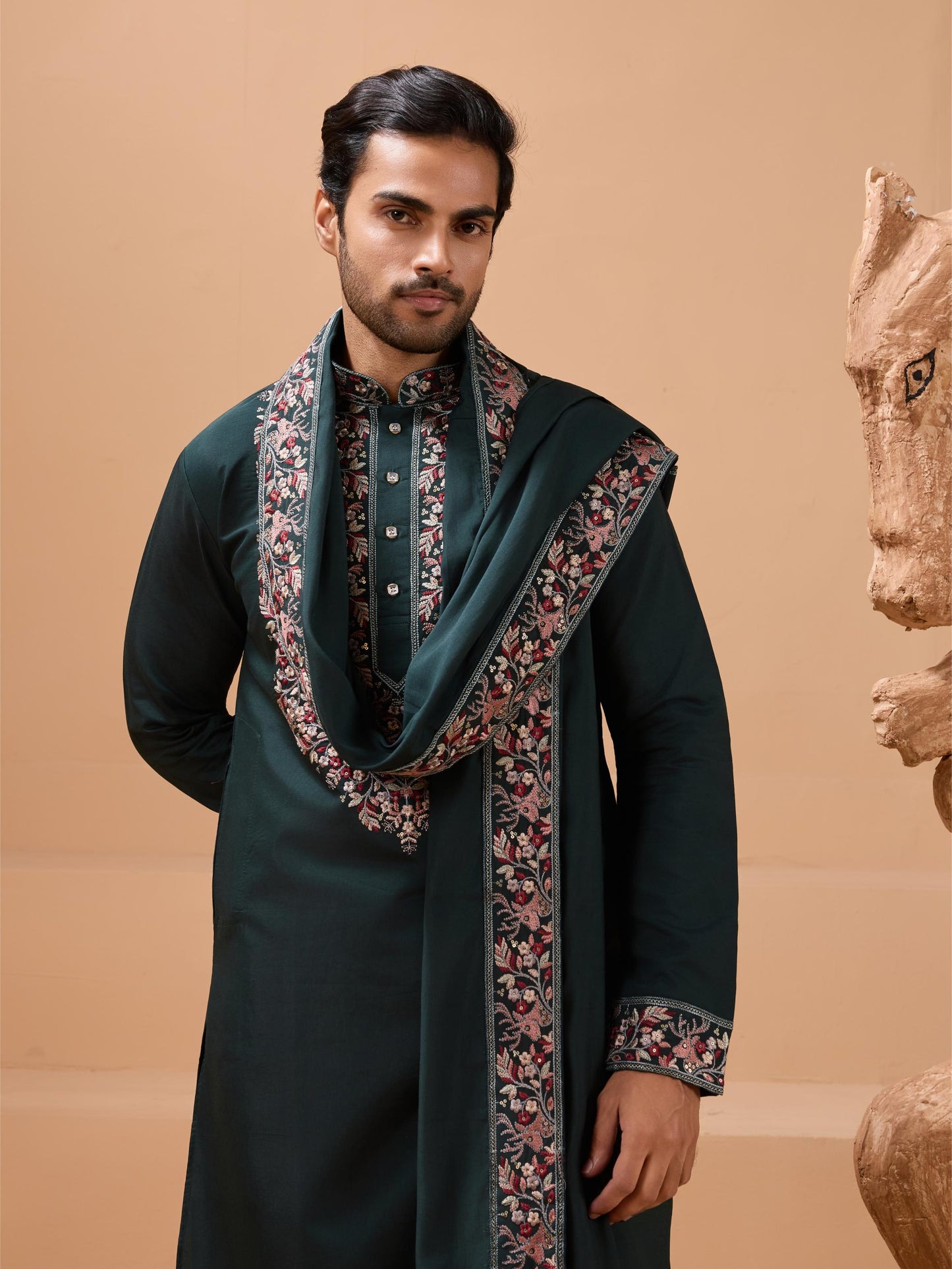 ROYAL LOOK -  Mens Wear Kurta with Dupatta Collection