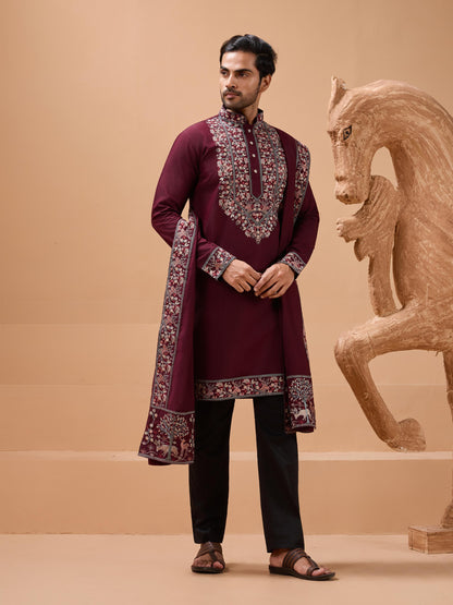 ROYAL LOOK -  Mens Wear Kurta with Dupatta Collection