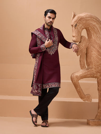 ROYAL LOOK -  Mens Wear Kurta with Dupatta Collection