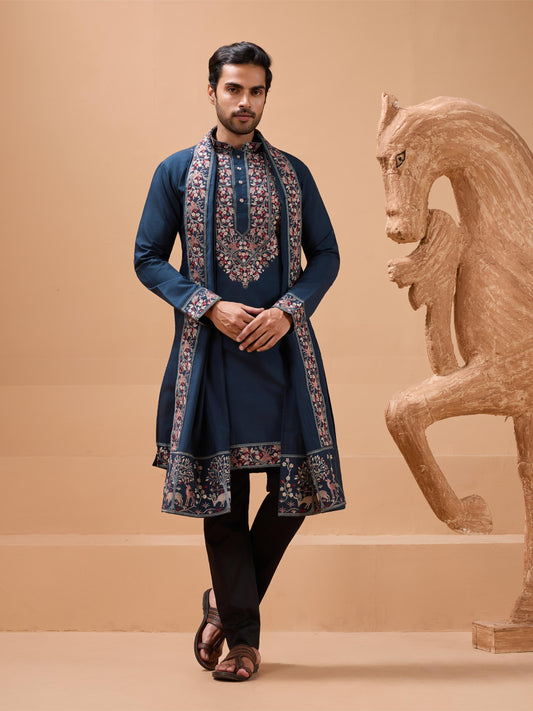 ROYAL LOOK -  Mens Wear Kurta with Dupatta Collection