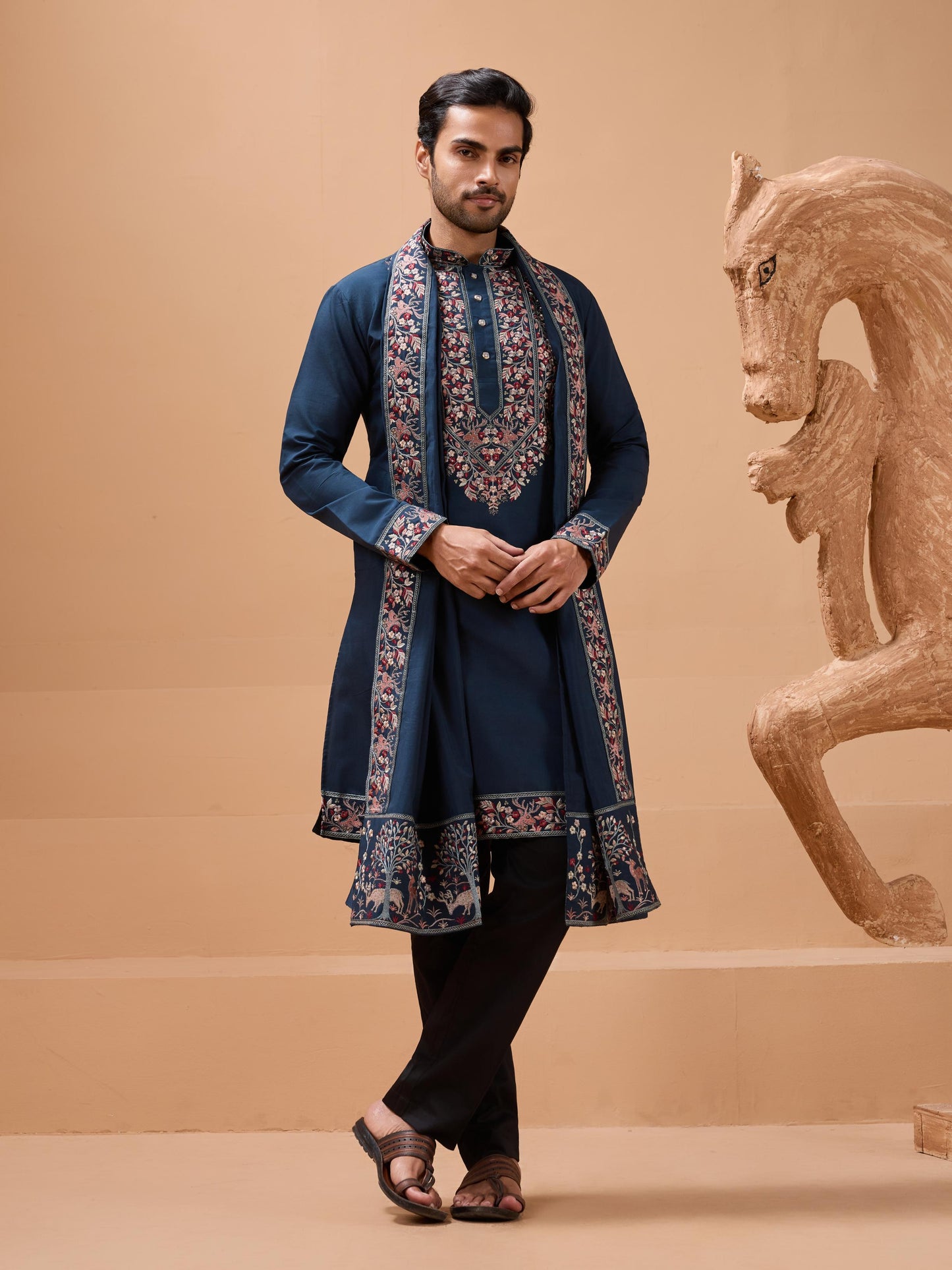 ROYAL LOOK -  Mens Wear Kurta with Dupatta Collection
