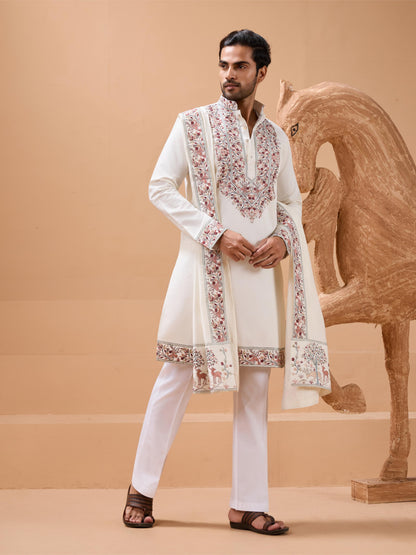 ROYAL LOOK -  Mens Wear Kurta with Dupatta Collection
