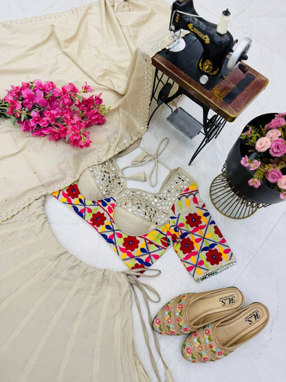 Miraaya Ivory Lehenga