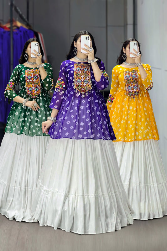 Ethnic  Lehenga With Kediya Sets