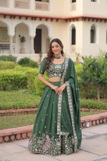 Green Chaniya Choli