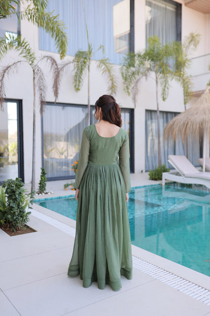 Silver Crunchy Gown