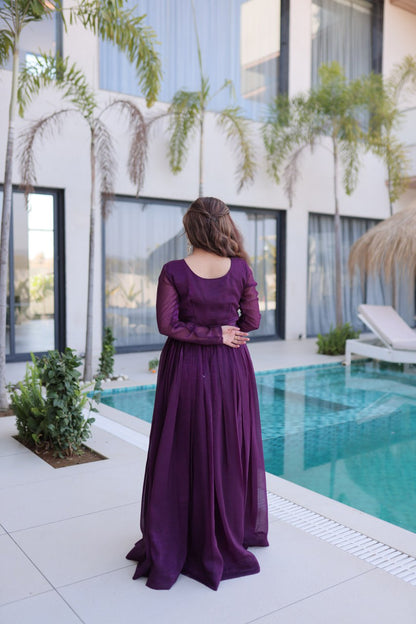 Silver Crunchy Gown